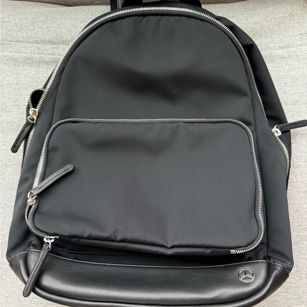 HAERFESTxMercedes Benz Black Backpack